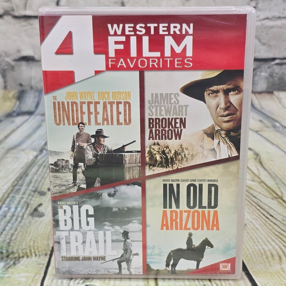 20th Century Fox Western Film Favorites DVD John Wayne James Stewart Collection